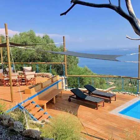 House Sienna Of Intaba Views Corfiot Riviera Corfu Island Greece Contemporary Designed Shared Pool With Spectacular Sea Views Close To Ipsos