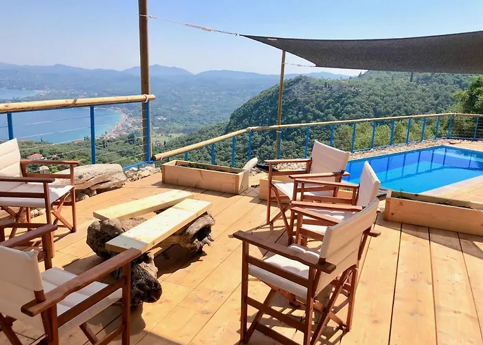 Casa vacanze House Sienna Of Intaba Views Corfiot Riviera Corfu Island Greece Contemporary Designed Shared Pool With Spectacular Sea Views Close To Ipsos *